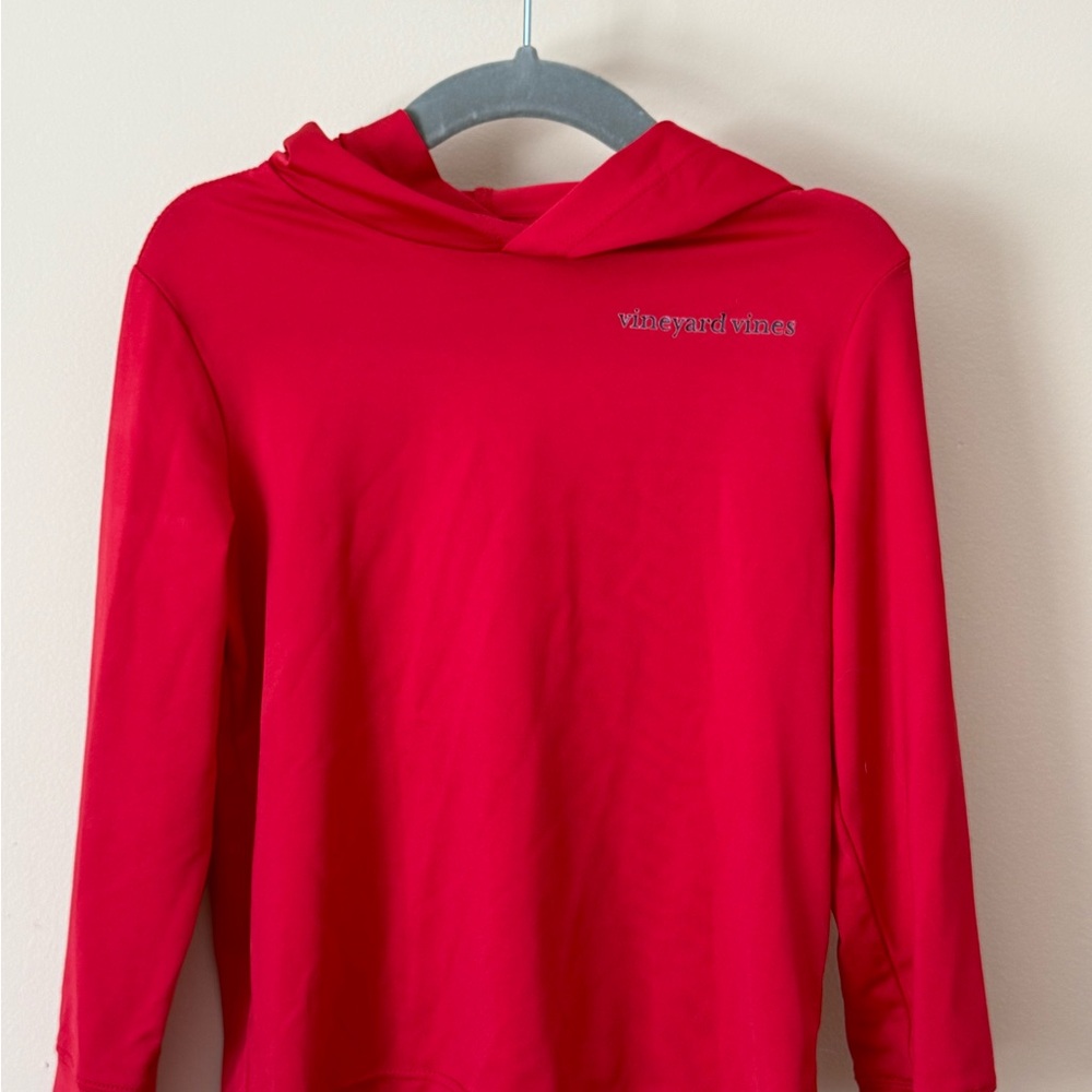 Vineyard Vines Kids Red Performance Hoodie